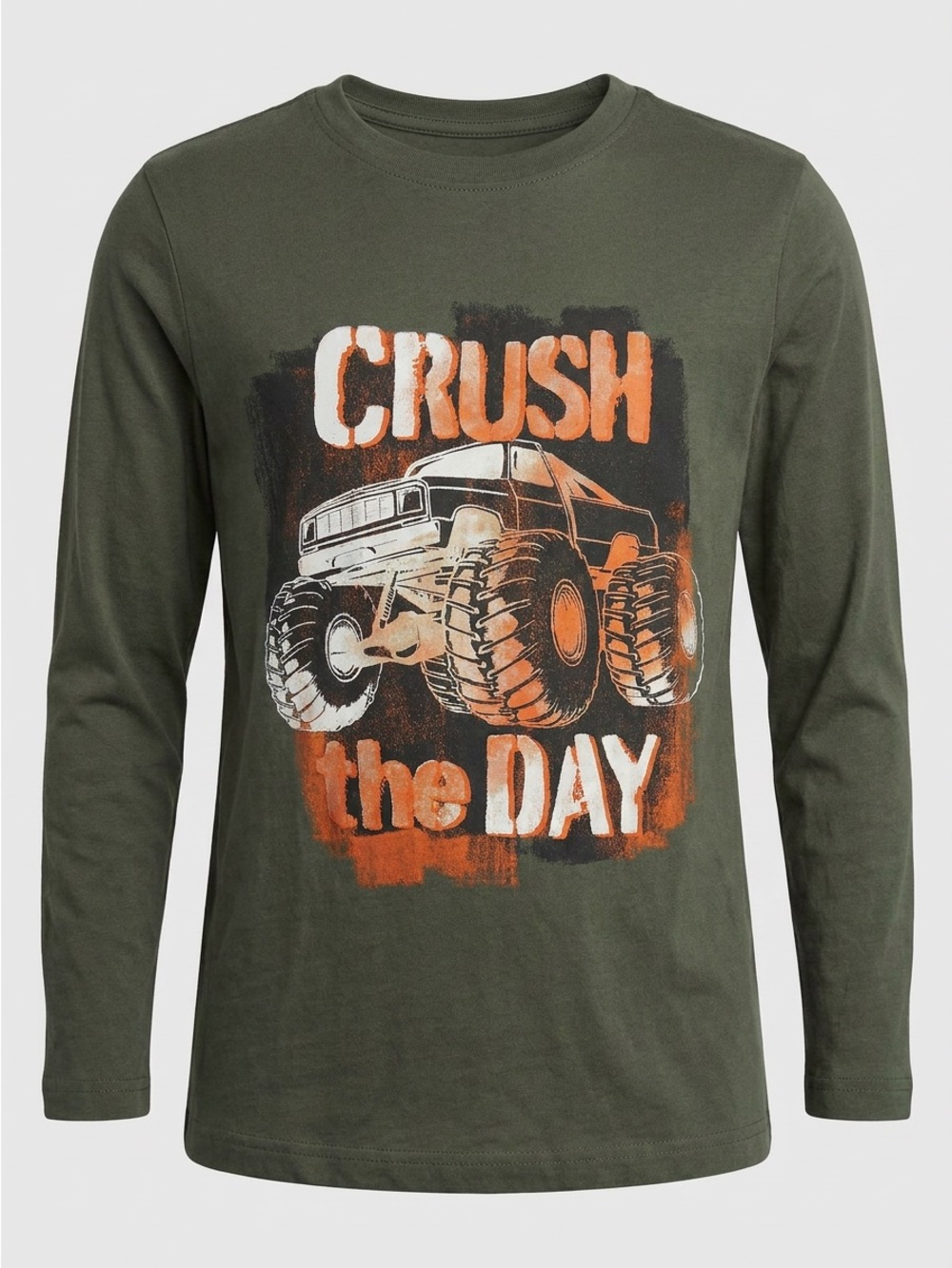 OSHKOSH Size 14 Long Sleeve Shirt Monster Trucks